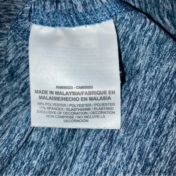 Nike Women's Running Dri-Fit Quarter Zip Pullover Granite Blue | Size Large - Picture 6 of 11